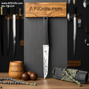 Fixed Blade Neck Knife D2 Tool Steel + ABS Handle + Kydex Sheath + 58-60 HRC - Tanto Style No: FB-214