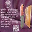 Fixed Blad Tanto Tactical Titanium Steel Knife #256