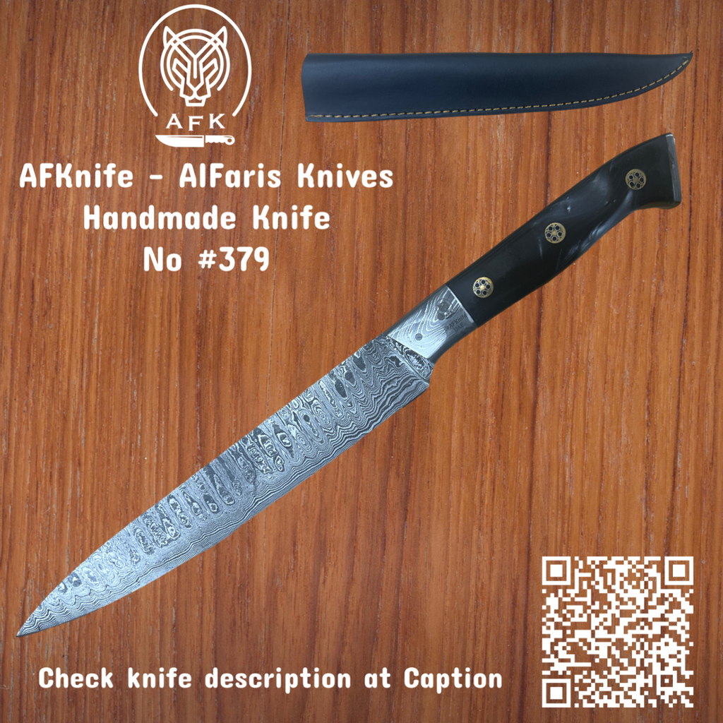 [379-31.50CM] Chef's (kitchen) Damascus VG10 ( Slicing ) knife #379 (31.50 CM)