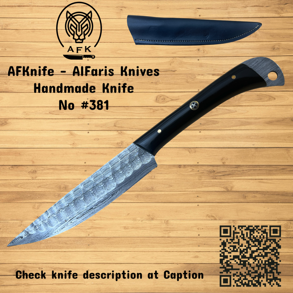 Fixed Blad Straight Back Knife #381