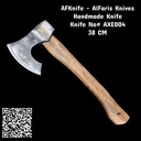 فأس - معدن ( الكاربون ستيل ١٠٩٥ ) - مقبض ( خشب صلب معالج ) رقم AXE004