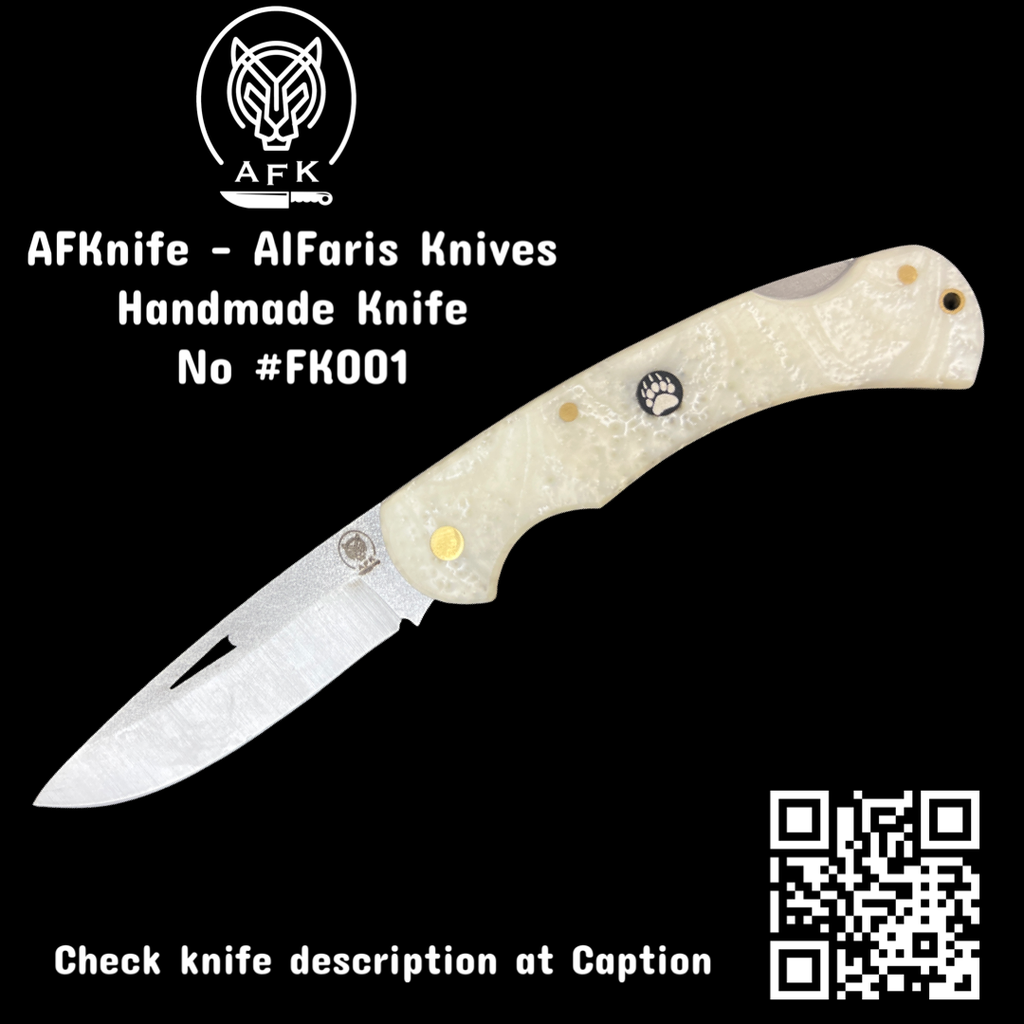 [FK001-GR] Folding Knife #FK001 (Epoxy Green)