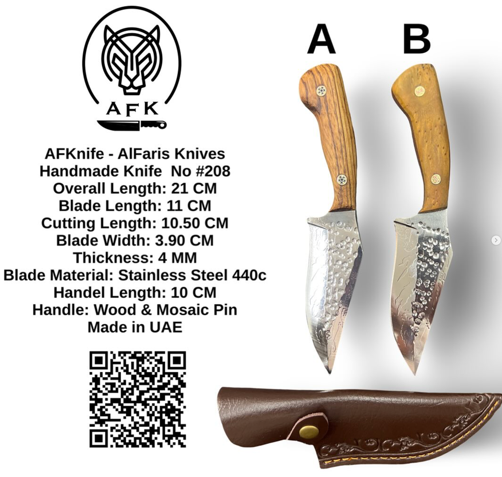 Fixed Blad skinner Stainless Steel 440C Knife #208