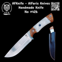 Fixed Blade Drop Point ( German W.NR 1.4034 Steel ) Knife #426