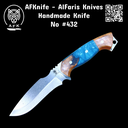 Fixed Blade Drop Point German W.NR 1.4034 Steel Knife No: FB-432