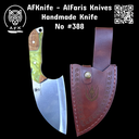 Fixed Blade W.NR 1.4034 German Stainless Steel ( Cleaver ) Knife #388