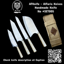 Chef's (kitchen) German W.NR 1.4034 Steel ( Set 5 Pcs ) knife #KitSet-005