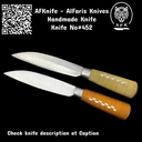 Fixed Blade Drop Point ( Titanium Steel ) Knife  #452