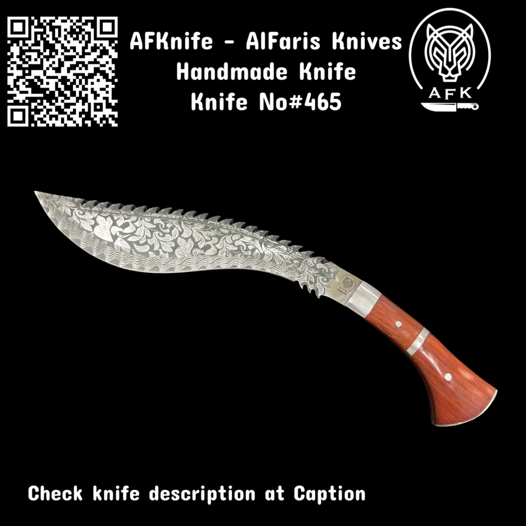 Fixed Blade Carbon Steel 1095 Kukri Knife No: FB-465