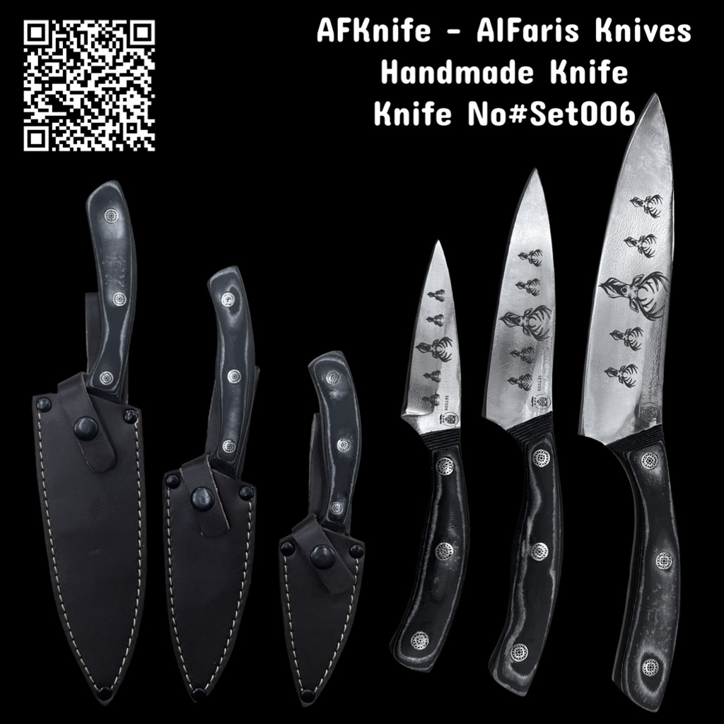 Chef's knives (kitchen knives) - Set Knifes #KitSet006