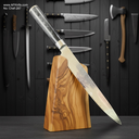 Chef's (kitchen) Damascus VG10 + G10 Handle + 58-60 HRC - ( Butcher Style ) No: Chef-287