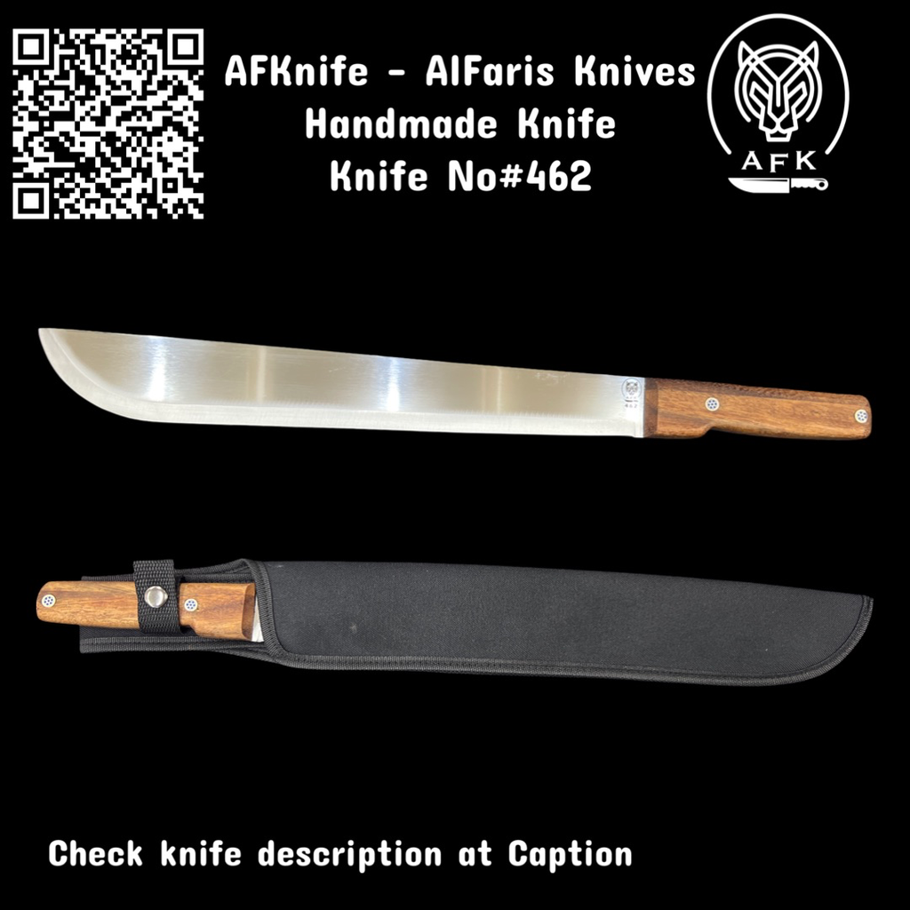 [462] Fixed Blade Carbon Steel 1095 ( Machete ) Knife #462 
