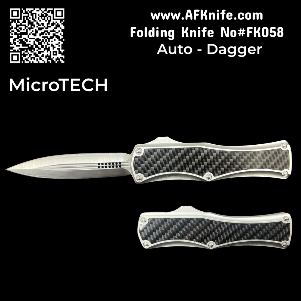 [UT12-WB-D-FK058] Folding Knife MicroTech Hera ( Auto ) OTF Dagger Knife #FK058