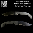 Folding Knife Cold Steel Voyager Large Vaquero Tri-Ad Lock Knife - Black Coating Blade - (5.5" CTS-XHP)  No: FK077
