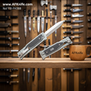 Folding Knife D2 High Carbon Steel Spear Blade T6 Aviatation Aluminum Handle - Manual Auto Knife No: FK088
