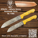 Chef's (kitchen) Damascus 1095 ( Chef's ) Knife #302