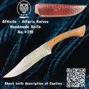 Fixed Blad Clip Point Damascus VG10 Knife #310