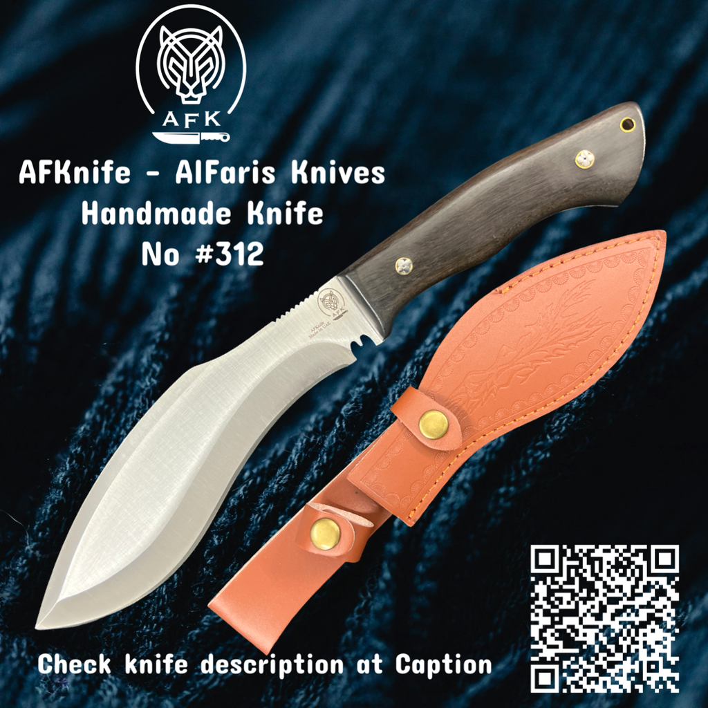 [Kuk312] Fixed Blade Titanium Kukri Knife #Kuk312 