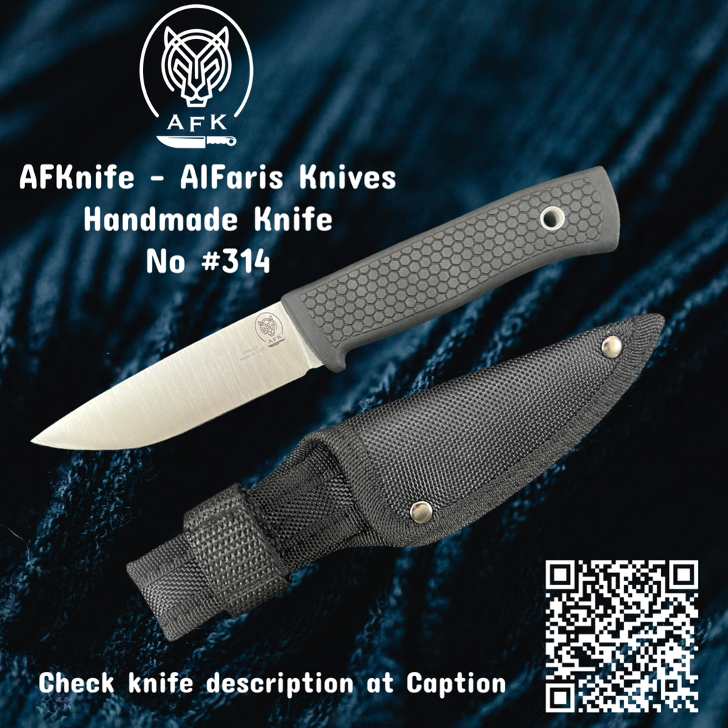 [314] Fixed Blad Straight Back Stainless Steel 440C Knife #314