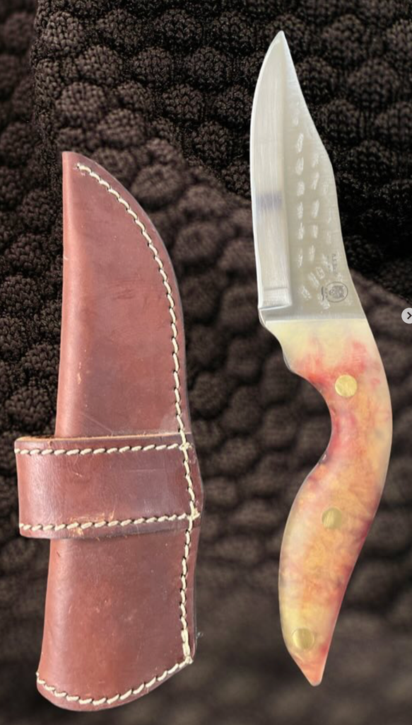 Fixed Blade Drop Point Knife #128
