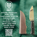 Fixed Blad Drop Point VG10 Steel Knife #150