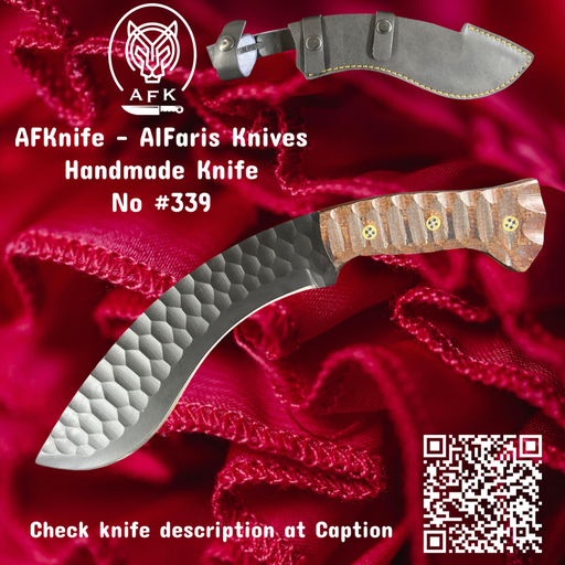 [Kuk339] Fixed Blade Kukri Knife #Kuk339
