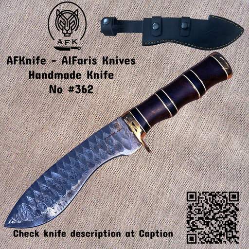 [Kuk362] Fixed Blade Kukri Knife #Kuk362