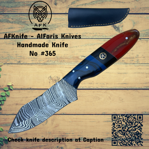 [365] Fixed Blade Drop Point Knife #365