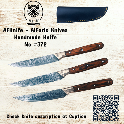 [372] Fixed Blade Straight Back EDC Knife #372