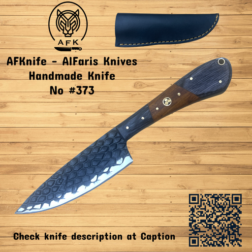 [373] Fixed Blade Drop Point Knife #373