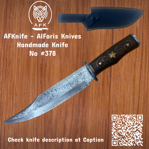 [378] Fixed Blade Bowie Knife #378