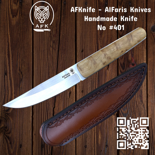 [AL-K22-401] Fixed Blade Straight Back Knife #401