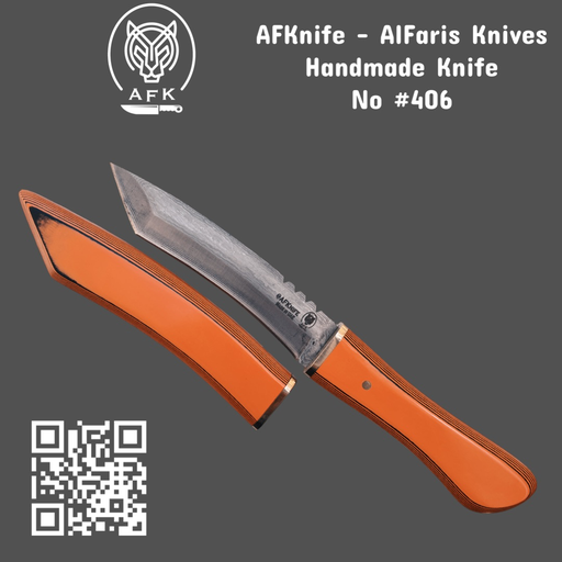 [WB-MLX19-406] Fixed Blade Tanto Knife #406