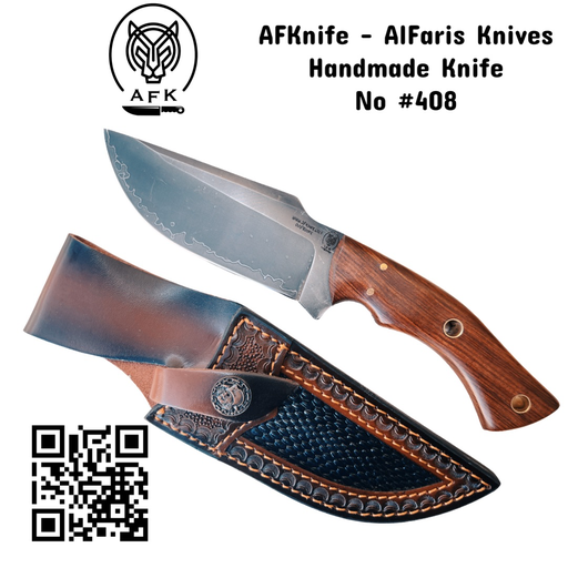 [WB-ZR01-408] Fixed Blade Clip Point Knife #408