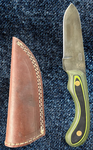 [124] Fixed Blade Drop Point Knife #124